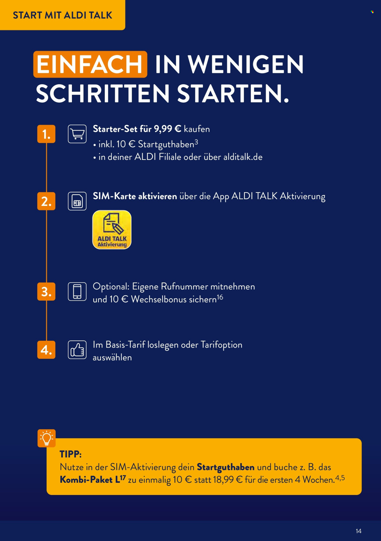 ALDI SÜD Prospekte . Seite 1