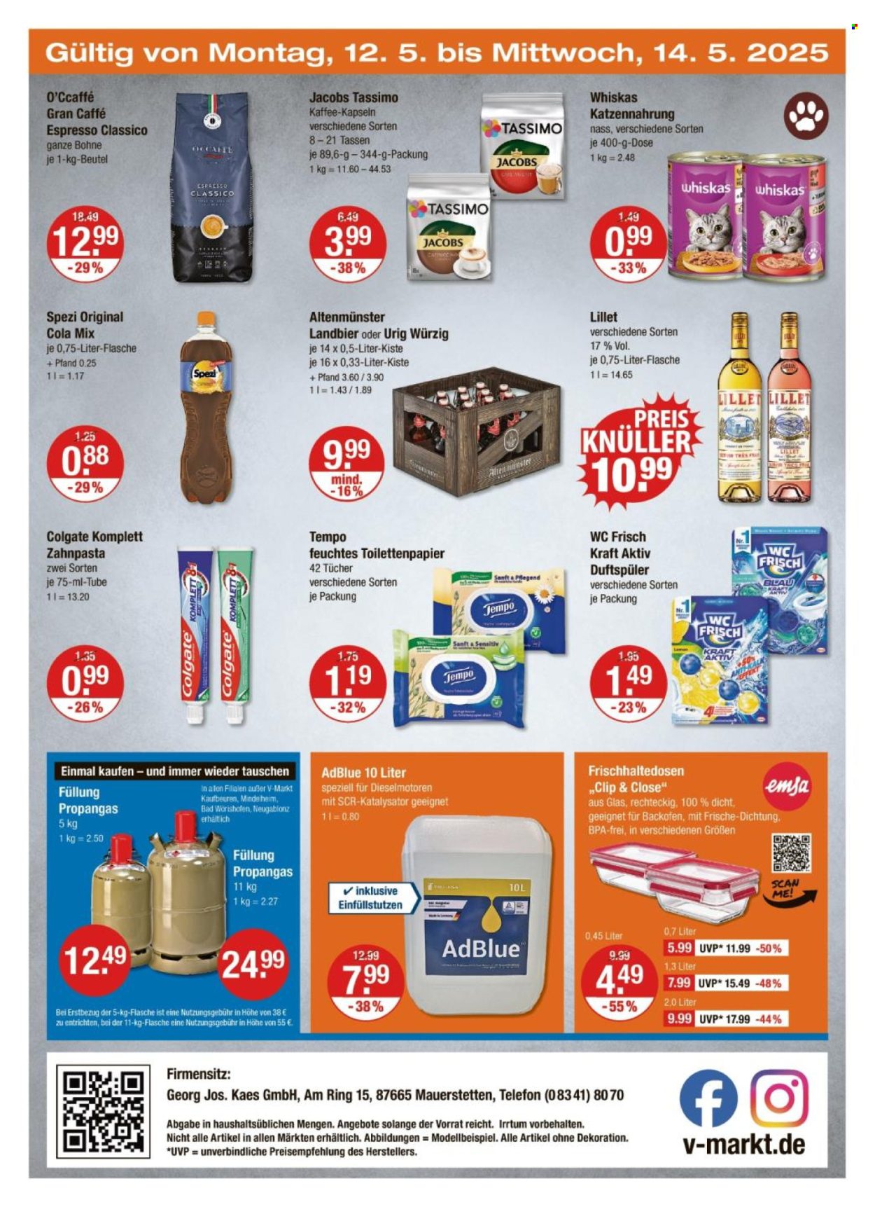 V-Markt Prospekte  - 8.05.2025 - 14.05.2025. Seite 1