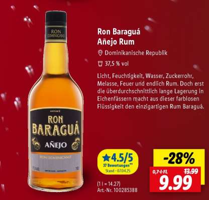Ron Baraguá Añejo Rum