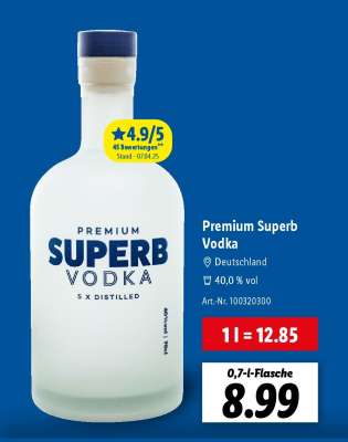 Premium Superb Vodka