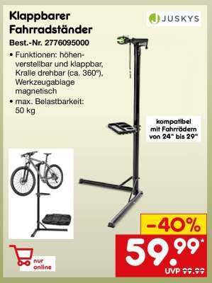 Klappbarer Fahrradständer