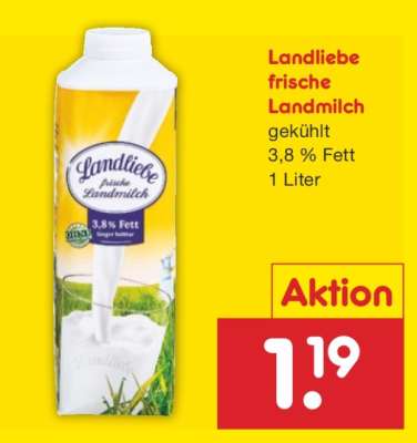 LANDLIEBE Frische Landmilch