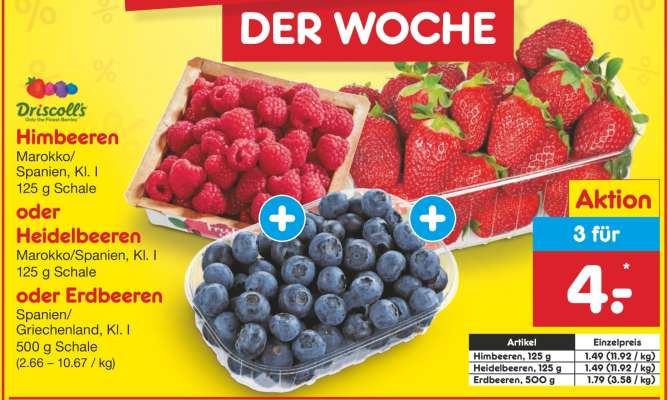 Aktion 3 für 4