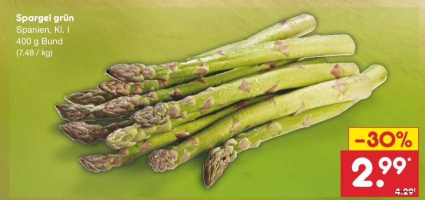 Spargel grün