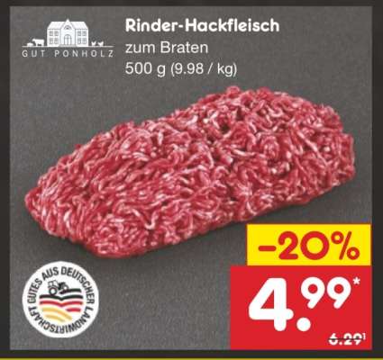 Rinder-Hackfleisch