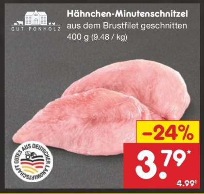 Hähnchen-Minuten-schnitzel
