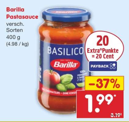 Barilla Pastasauce*