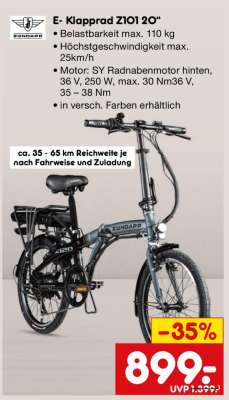 E- Klapprad Z101 20“