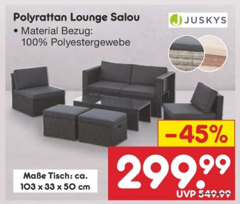 Polyrattan Lounge Salou