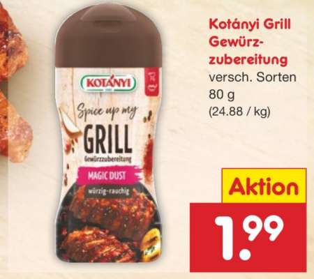 Kotányi Grill Gewürzzubereitung