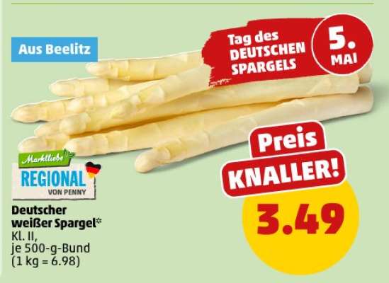 Deutscher weißer Spargel