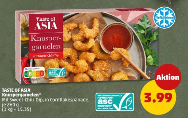TASTE OF ASIA Knuspergarnelen
