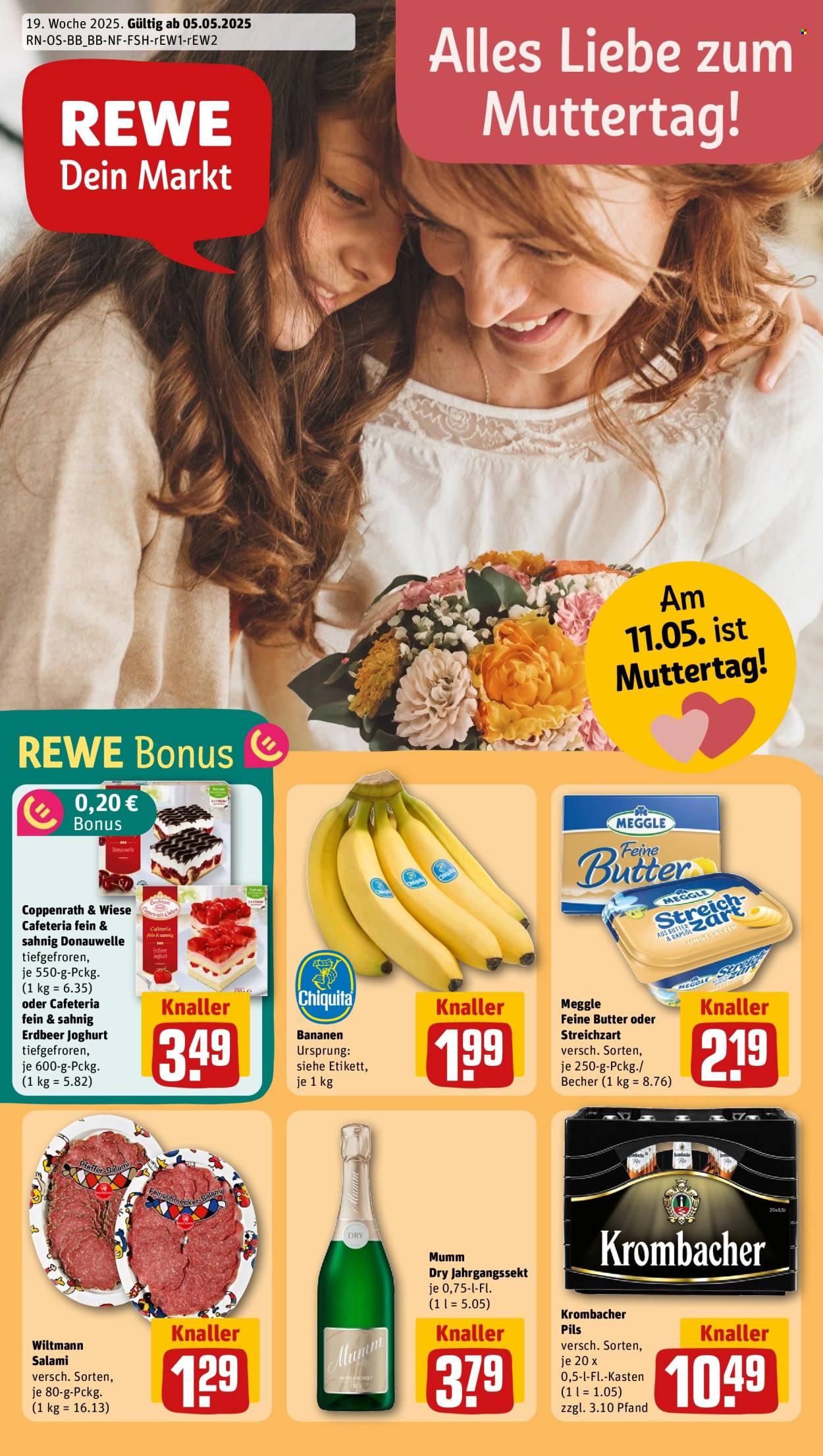 REWE Prospekte  - 5.05.2025 - 11.05.2025. Seite 1