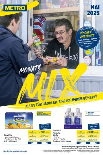 Prospekte Metro - 1.05.2025 - 31.05.2025.