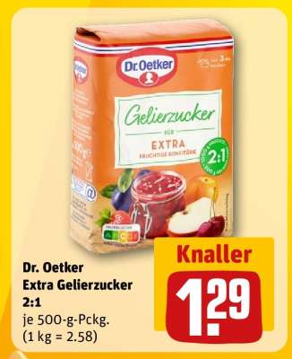 Dr. Oetker Extra Gelierzucker 2:1