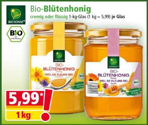 Bio Blütenhonig