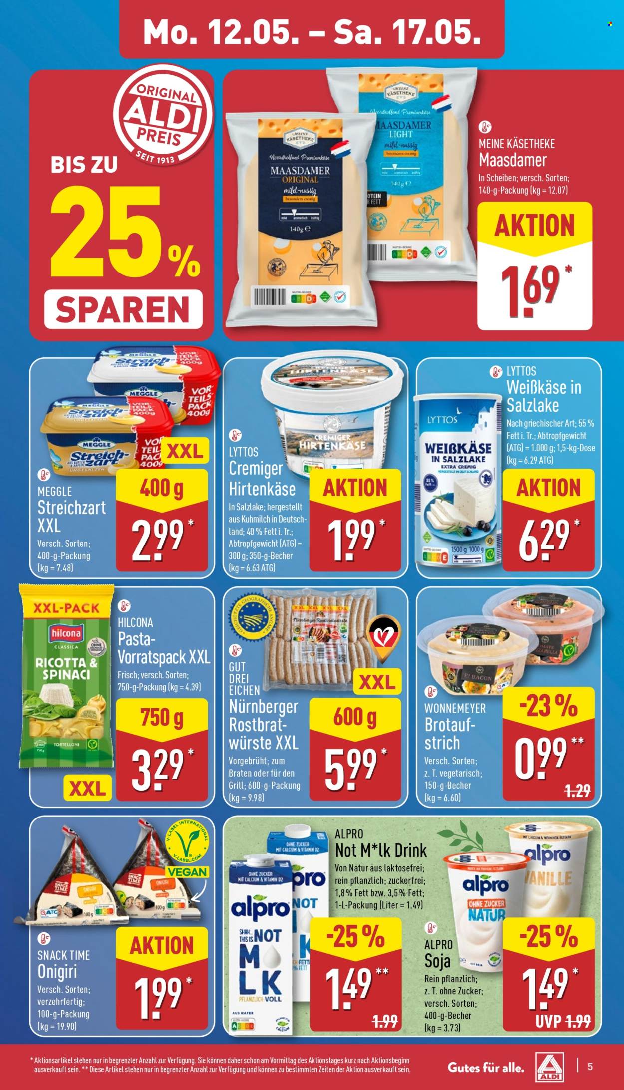 ALDI Nord Prospekte  - 12.05.2025 - 17.05.2025. Seite 1