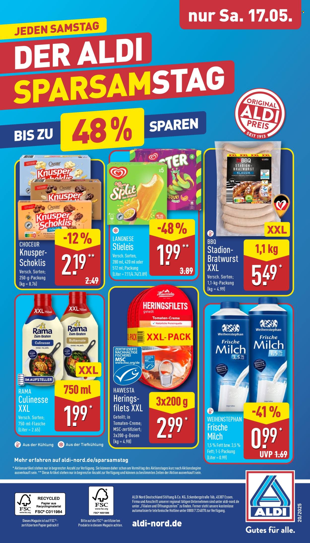 ALDI Nord Prospekte  - 12.05.2025 - 17.05.2025. Seite 1