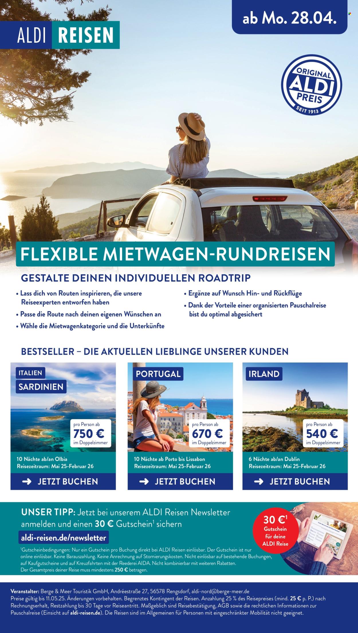 ALDI Nord Prospekte  - 12.05.2025 - 17.05.2025. Seite 1