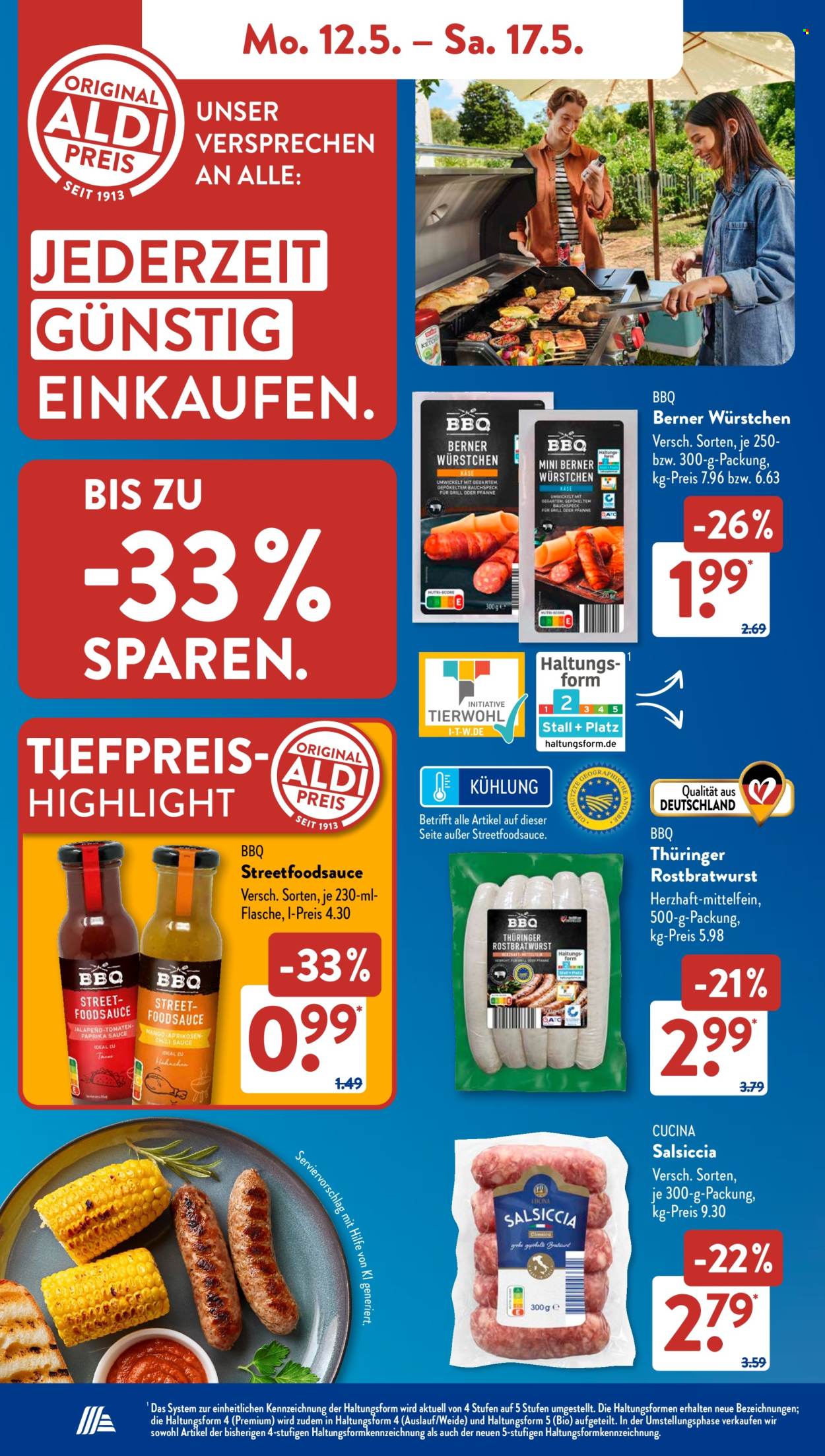 ALDI SÜD Prospekte  - 12.05.2025 - 17.05.2025. Seite 1