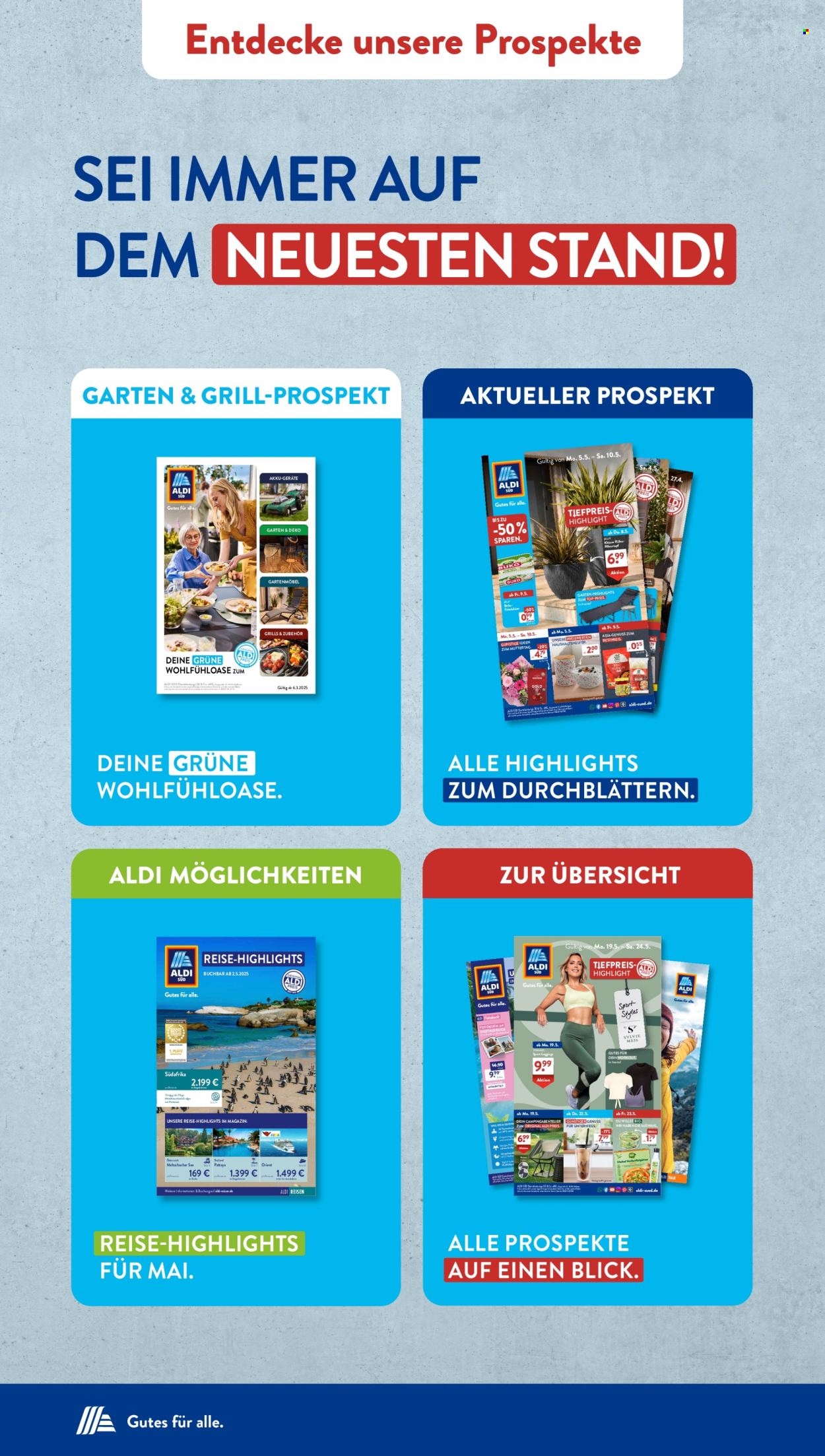 ALDI SÜD Prospekte  - 12.05.2025 - 17.05.2025. Seite 1