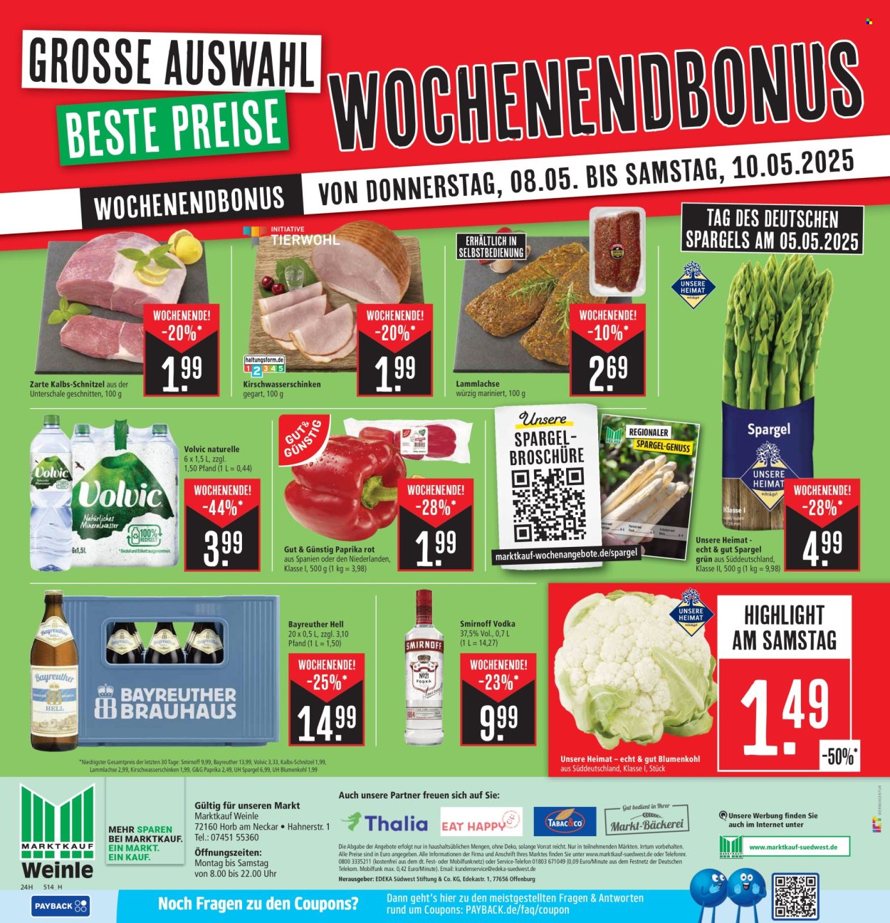 Marktkauf Prospekte  - 5.05.2025 - 10.05.2025. Seite 1