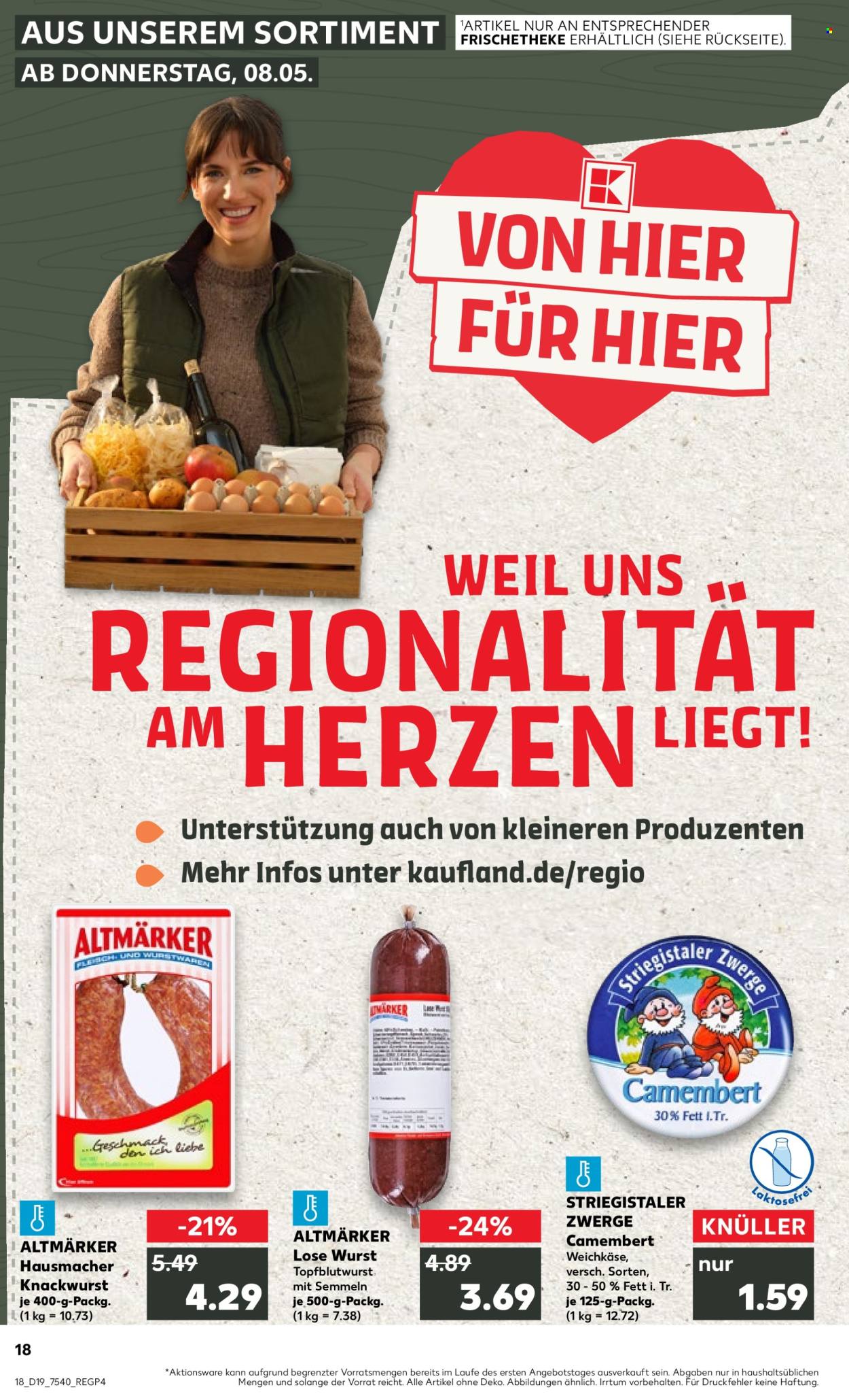 Kaufland Prospekte  - 8.05.2025 - 14.05.2025. Seite 1
