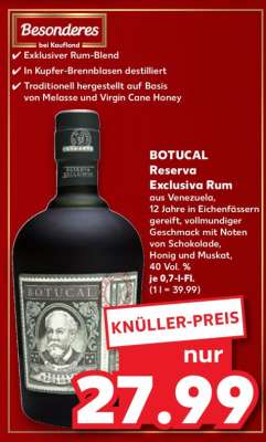 BOTUCAL Reserva Exclusiva Rum