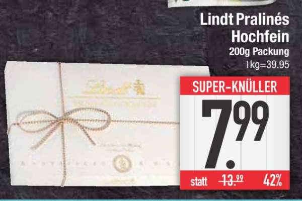 LINDT Pralinés Hochfein