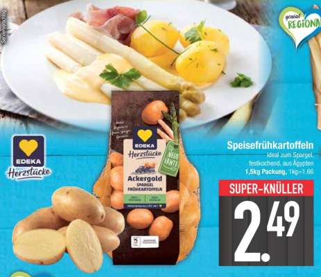 Speisefrühkartoffeln