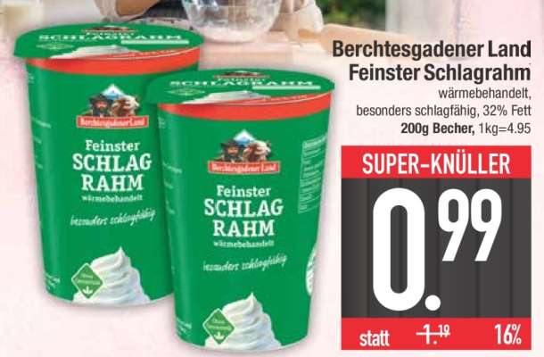 Berchtesgadener Land Feinster Schlagrahm
