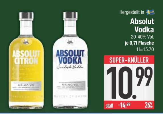 Absolut Vodka*