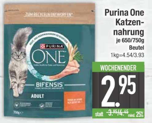 PURINA ONE Katzennahrung
