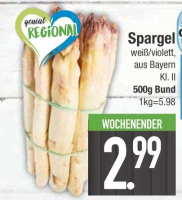 Spargel weiß/violett*