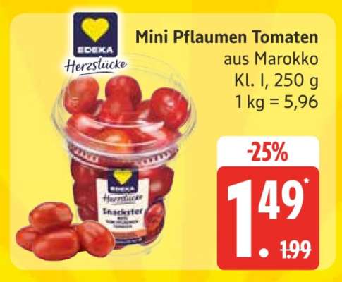 Mini-Pflaumen- tomaten
