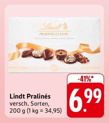 Lindt Pralinés