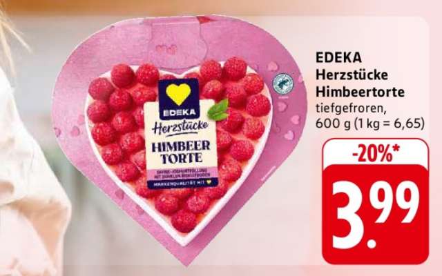 EDEKA Herzstücke Himbeertorte