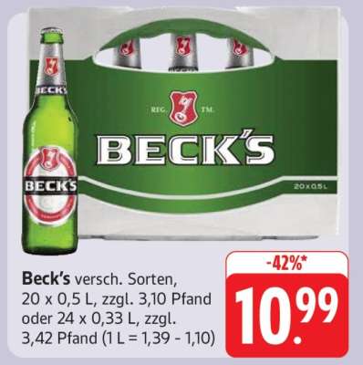 Beck's versch . Sorten