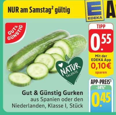 Gut & Günstig Gurken