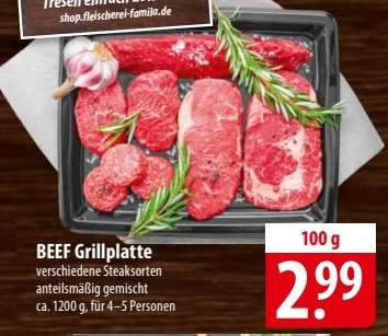 BEEF Grillplatte
