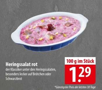 ¹Heringssalat rot