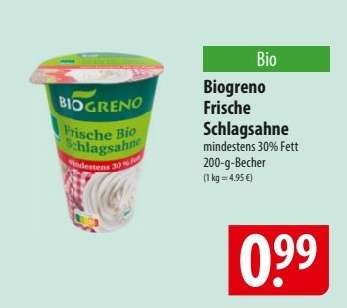 Biogreno Frische Schlagsahne