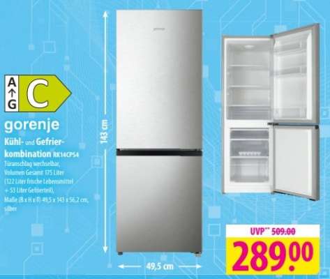 Gorenje Kühl- und Gefrierkombination RK14CPS4