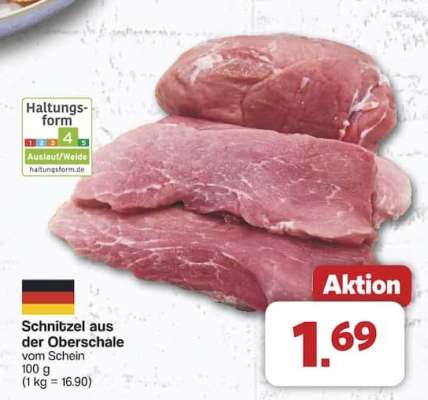 Schnitzel aus der Oberschale