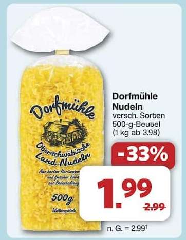 Dorfmühle Nudeln