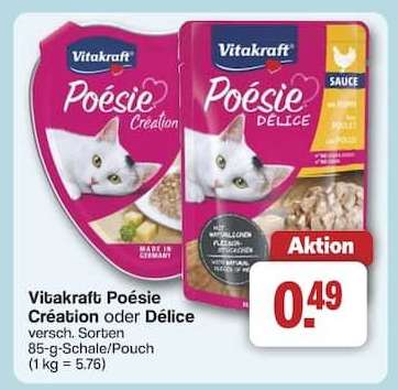 Vitakraft Poésie Création oder Délice