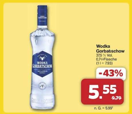 Wodka Gorbatschow