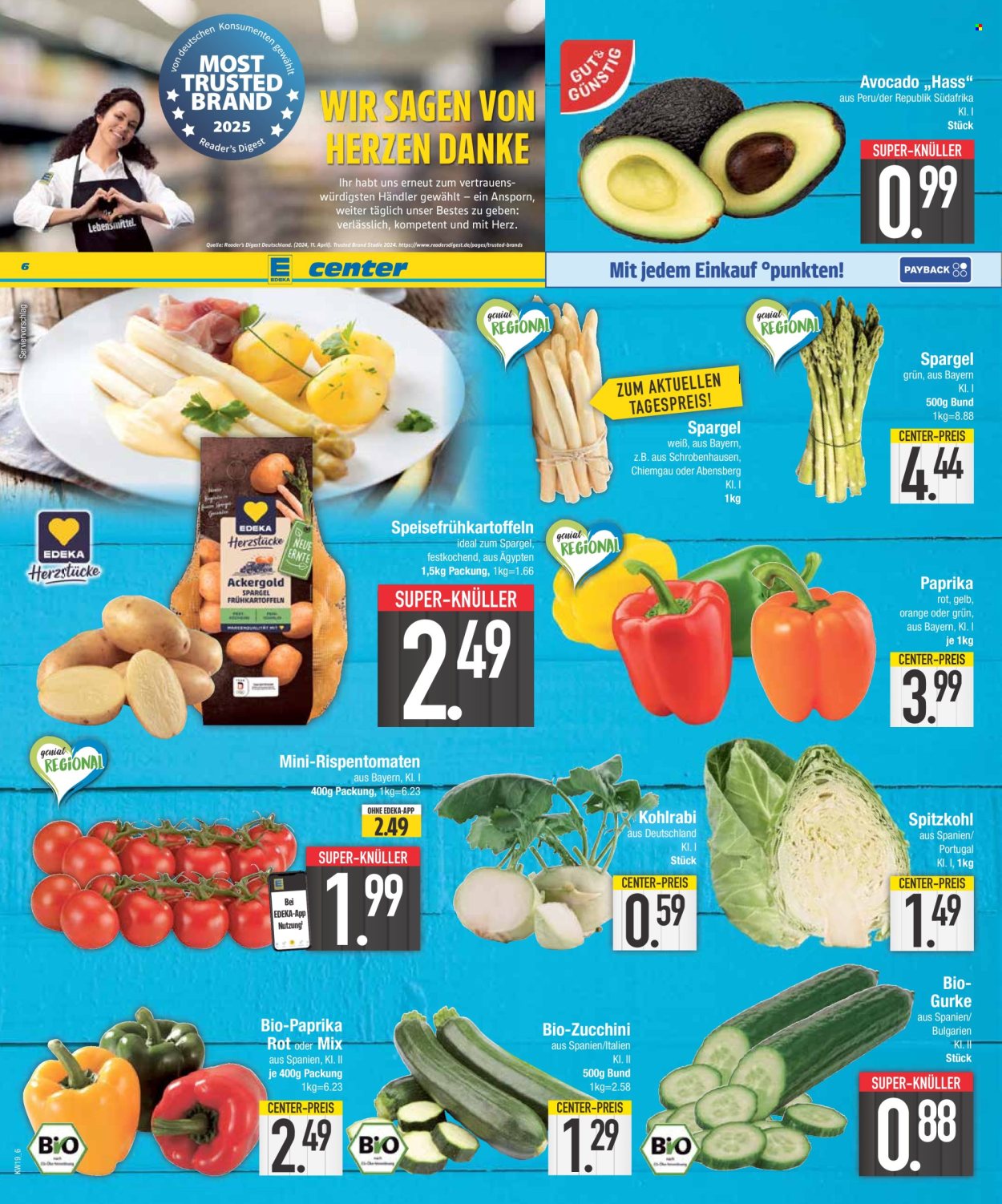Edeka Prospekte  - 5.05.2025 - 10.05.2025. Seite 1