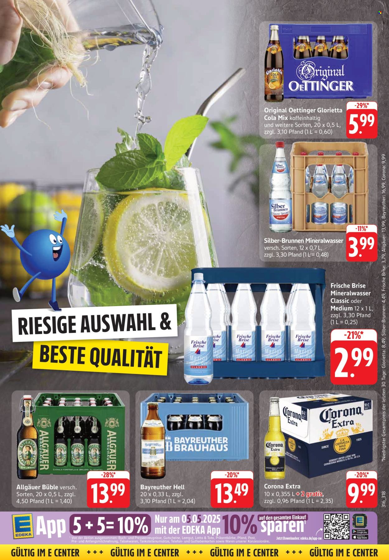 Edeka Prospekte  - 5.05.2025 - 10.05.2025. Seite 1