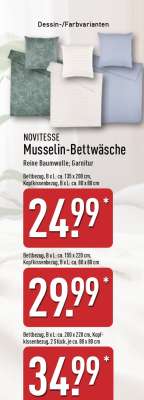 NOVITESSE Musselin-Bettwäsche